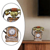 Phone Model Large Creative Resin Vintage Rotary Telephone for Cafe Bar Store E01
