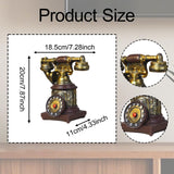 Phone Model Large Creative Resin Vintage Rotary Telephone for Cafe Bar Store H