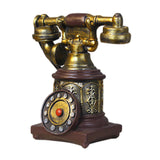 Phone Model Large Creative Resin Vintage Rotary Telephone for Cafe Bar Store H
