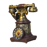 Phone Model Large Creative Resin Vintage Rotary Telephone for Cafe Bar Store H