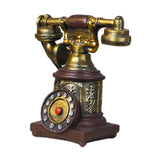 Phone Model Large Creative Resin Vintage Rotary Telephone for Cafe Bar Store H