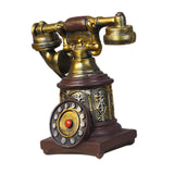 Phone Model Large Creative Resin Vintage Rotary Telephone for Cafe Bar Store H