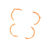 Propeller Guard Parts Replacement Professional Anti Collision Protector Ring Orange