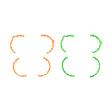 Propeller Guard Parts Replacement Professional Anti Collision Protector Ring Orange