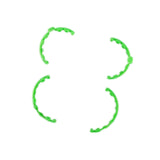 Propeller Guard Parts Replacement Professional Anti Collision Protector Ring Green