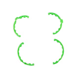 Propeller Guard Parts Replacement Professional Anti Collision Protector Ring Green