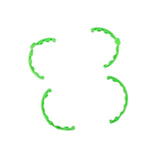 Propeller Guard Parts Replacement Professional Anti Collision Protector Ring Green