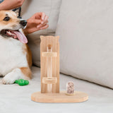 Maxbell Dog Whiskers Beard Storage Wood Gift Pet Keepsake Box for Puppy Bunny Pets S