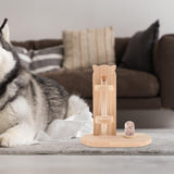 Maxbell Dog Whiskers Beard Storage Wood Gift Pet Keepsake Box for Puppy Bunny Pets S