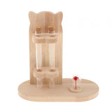 Maxbell Dog Whiskers Beard Storage Wood Gift Pet Keepsake Box for Puppy Bunny Pets L