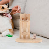 Maxbell Dog Whiskers Beard Storage Wood Gift Pet Keepsake Box for Puppy Bunny Pets L