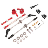 RC Metal Axle Gear Bridge Shaft Steering Cup Steering Rod Kit Wear Resistant