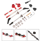 RC Metal Axle Gear Bridge Shaft Steering Cup Steering Rod Kit Wear Resistant