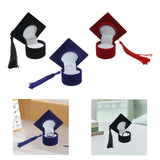 Graduation Cap Ring Holder for Graduation Ceremony Cap Design Ring Packaging black