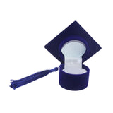 Graduation Cap Ring Holder for Graduation Ceremony Cap Design Ring Packaging blue