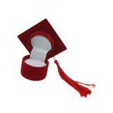 Graduation Cap Ring Holder for Graduation Ceremony Cap Design Ring Packaging red