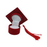 Graduation Cap Ring Holder for Graduation Ceremony Cap Design Ring Packaging red
