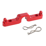Aluminum Alloy Rear Body Pillar Rear Dust Cover Bracket for 14302 1:14 14301 Red