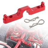 Aluminum Alloy Rear Body Pillar Rear Dust Cover Bracket for 14302 1:14 14301 Red