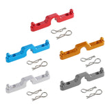 Aluminum Alloy Rear Body Pillar Rear Dust Cover Bracket for 14302 1:14 14301 Red