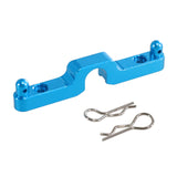 Aluminum Alloy Rear Body Pillar Rear Dust Cover Bracket for 14302 1:14 14301 Blue