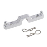 Aluminum Alloy Rear Body Pillar Rear Dust Cover Bracket for 14302 1:14 14301 Silver