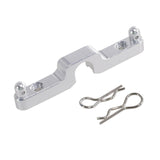 Aluminum Alloy Rear Body Pillar Rear Dust Cover Bracket for 14302 1:14 14301 Silver