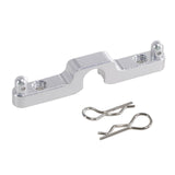 Aluminum Alloy Rear Body Pillar Rear Dust Cover Bracket for 14302 1:14 14301 Silver