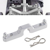 Aluminum Alloy Rear Body Pillar Rear Dust Cover Bracket for 14302 1:14 14301 Silver