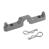 Aluminum Alloy Rear Body Pillar Rear Dust Cover Bracket for 14302 1:14 14301 Titanium color