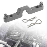Aluminum Alloy Rear Body Pillar Rear Dust Cover Bracket for 14302 1:14 14301 Titanium color