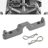 Aluminum Alloy Rear Body Pillar Rear Dust Cover Bracket for 14302 1:14 14301 Titanium color