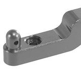 Aluminum Alloy Rear Body Pillar Rear Dust Cover Bracket for 14302 1:14 14301 Titanium color