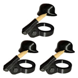 Maxbell 3 Pieces Salute Beer Bottle Helmet Novelty for Camping Themed Party Black