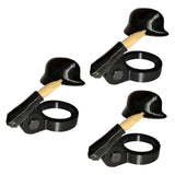 Maxbell 3 Pieces Salute Beer Bottle Helmet Novelty for Camping Themed Party Black