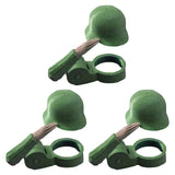 Maxbell 3 Pieces Salute Beer Bottle Helmet Novelty for Camping Themed Party Green
