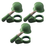 Maxbell 3 Pieces Salute Beer Bottle Helmet Novelty for Camping Themed Party Green