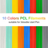 160x 3D Printing Pen Filament Set Drawing Children Art Activity 3D Pen Refll