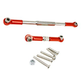Maxbell 2 Pieces RC Car Steering Links Metal Steering Linkage for 1:16 Scale C14 B36