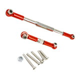 Maxbell 2 Pieces RC Car Steering Links Metal Steering Linkage for 1:16 Scale C14 B36