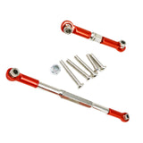 Maxbell 2 Pieces RC Car Steering Links Metal Steering Linkage for 1:16 Scale C14 B36