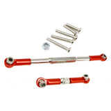 Maxbell 2 Pieces RC Car Steering Links Metal Steering Linkage for 1:16 Scale C14 B36