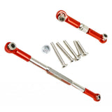 Maxbell 2 Pieces RC Car Steering Links Metal Steering Linkage for 1:16 Scale C14 B36