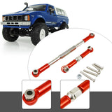 Maxbell 2 Pieces RC Car Steering Links Metal Steering Linkage for 1:16 Scale C14 B36