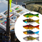 Maxbell 5 Pieces Fishing Lures Gifts Professionals Lifelike Beginners Swimming Lures