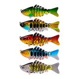 Maxbell 5 Pieces Fishing Lures Gifts Professionals Lifelike Beginners Swimming Lures