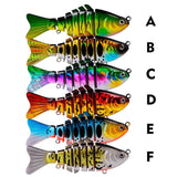 Maxbell 5 Pieces Fishing Lures Gifts Professionals Lifelike Beginners Swimming Lures