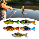 Maxbell 5 Pieces Fishing Lures Gifts Professionals Lifelike Beginners Swimming Lures