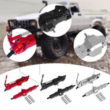 Maxbell 1:16 RC Car Front and Rear Axles Assembly Sturdy Spare Parts for WPL B24 B16 Red