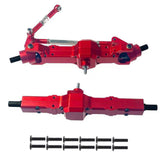 Maxbell 1:16 RC Car Front and Rear Axles Assembly Sturdy Spare Parts for WPL B24 B16 Red